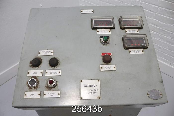 Used Sprout Bauer Refiner Control Panel With Allen Bradley 1305 Variable Speed Drive For Setup Motor #25643