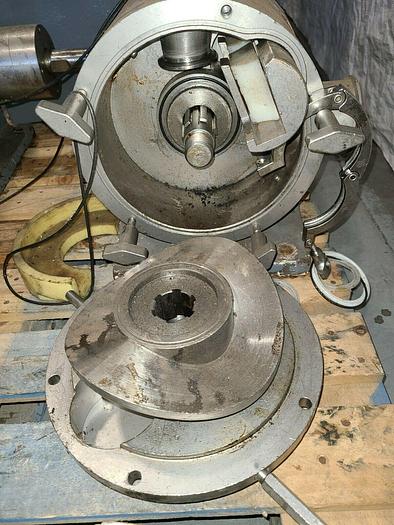 Used Rotary Lobe Positive Displacement Pump Stainless Steel