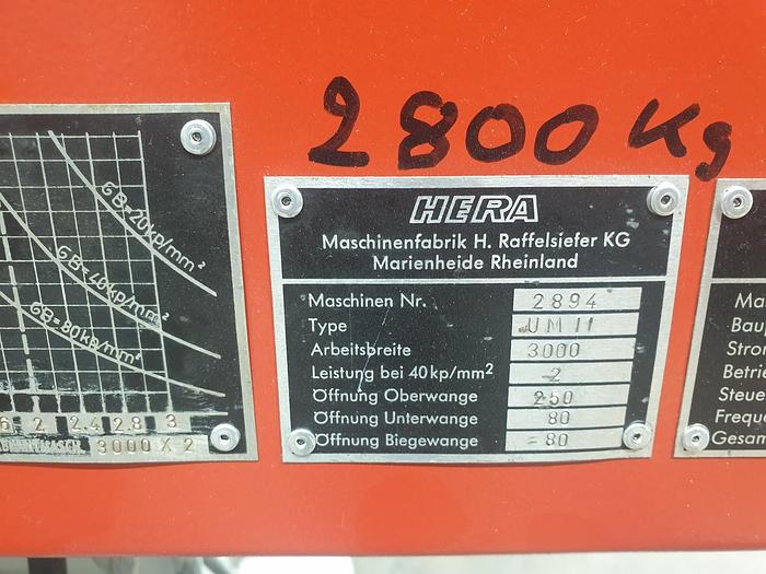 Gebraucht Hera UM II 3000 x 2 mm