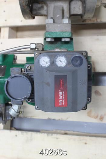 Used Fisher 8" Vee Ball Control Valve, V150 #40256