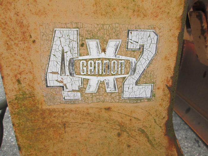 Used Gannon 80" Box Blade With Hydraulic Rippers