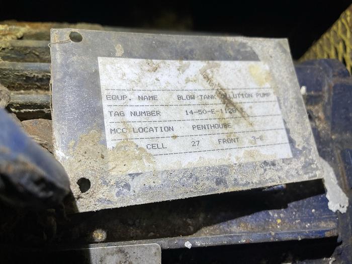 Used GOULD 1X4-8 316 S/S CENTRIFUGAL PUMP 3 HP