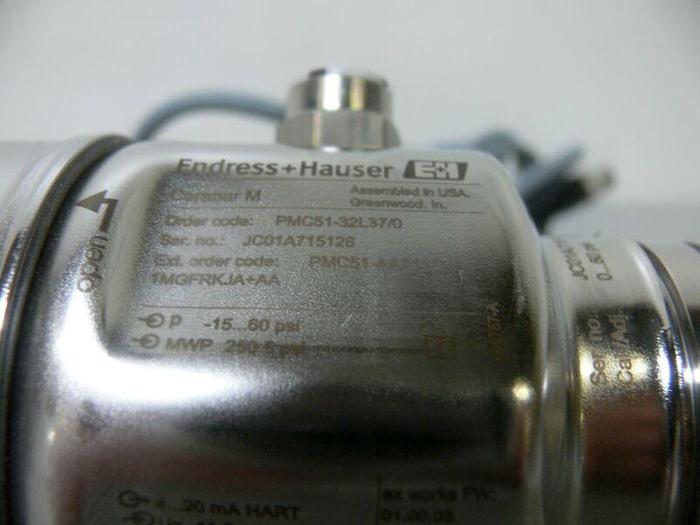 Used Endress Hauser Pressure Transmitter Cerabar M PMC51 - 32L37/0