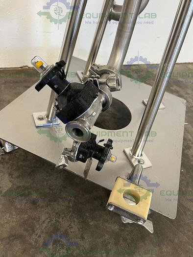 Used Begerow Beco-Integra Stainless Steel Filter Housing w/ Valves, 12" SS Housing