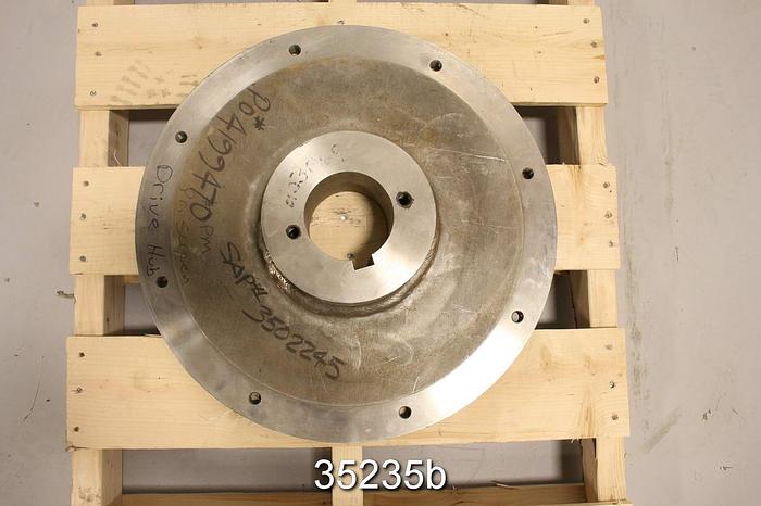 Unused Bird 18 Pressure Screen Rotor Hub, 20" OD x 4.875 Thickness x 3.875 Bore #35235