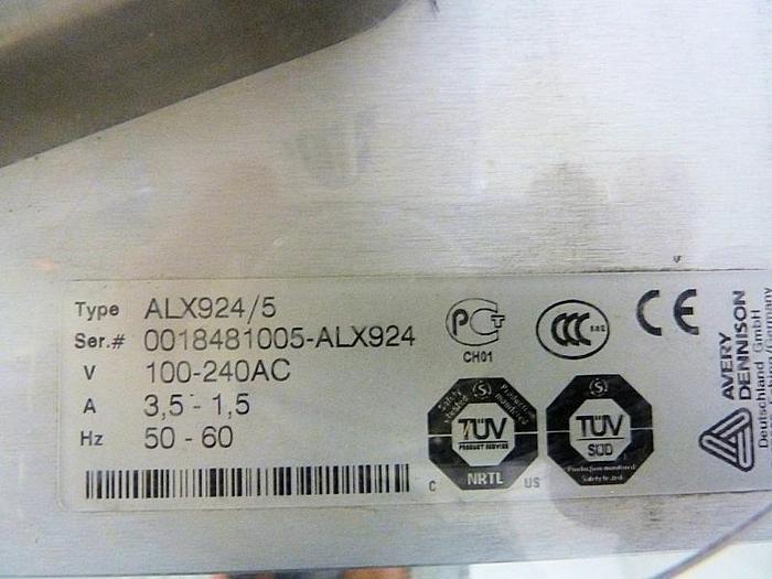 Used M 14065 E - Print and Apply Labeller AVERY ALX 924/5