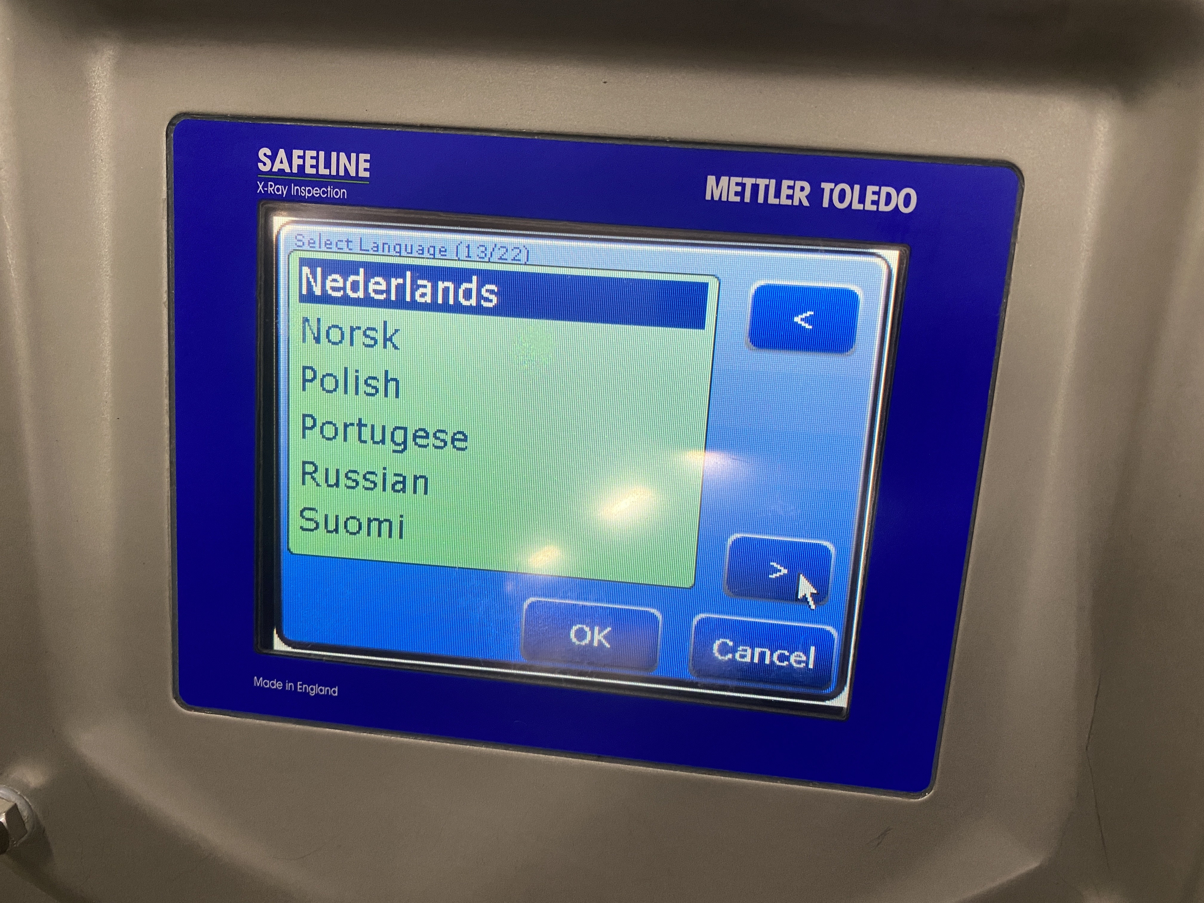 Used Mettler Toledo X-ray ADV 3