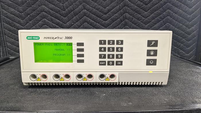 Used Bio-Rad PowerPac 3000 Electrophoresis Power Supply 100-120v