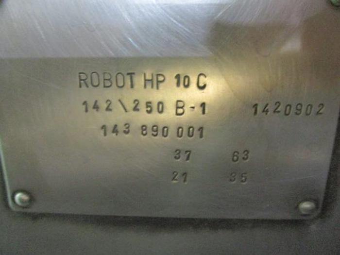 Used Vemag Vacuum Stuffer, Md #Robot HP10C with loader