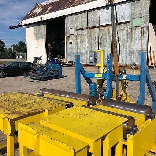 Used 120" ROLL SAW  L & M INDUSTRIES 72" ROLL DIAMETER CAPACITY
