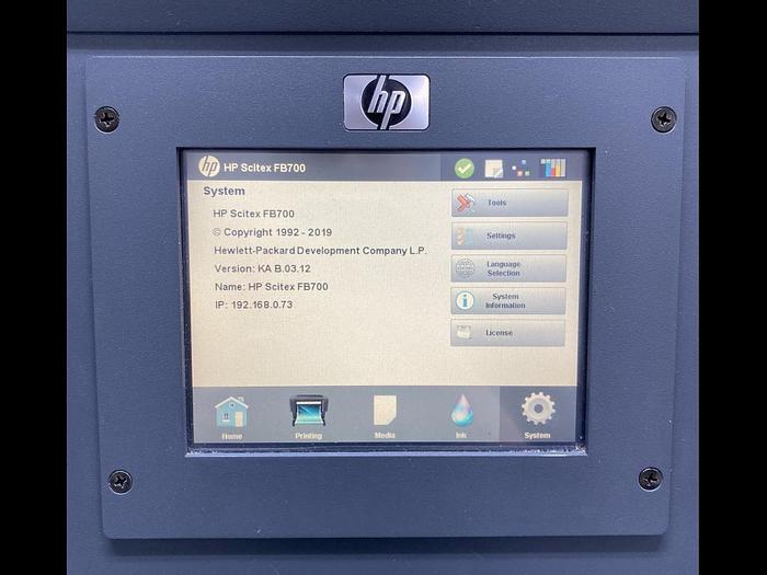 Used 2012 HP Scitex FB 700