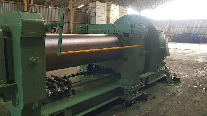 Used 1980 Berstorff 660mm dia X 2100mm two roll mill