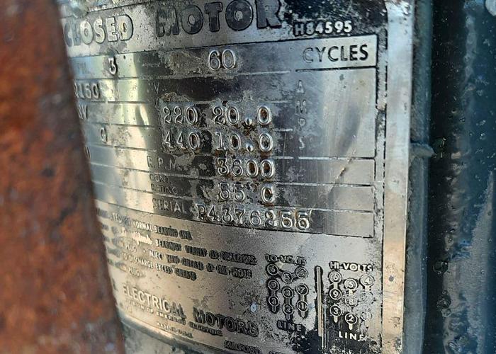 Used Mill, Impact, Entoleter, C/st, 7.5 HP, Mdl FTM, 16" Dia #S744505