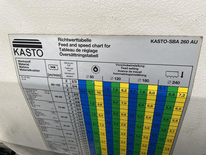 Gebruikt 1991 Kasto bandzaagautomaat SBA 260 AU
