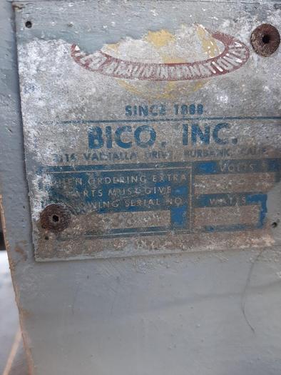 Used Mill, Disc Pulverizer, 8", Bico, Type UA, 2 HP,  #S744354