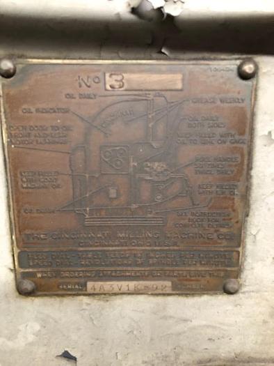 Used 1941 Cincinnati No. 3