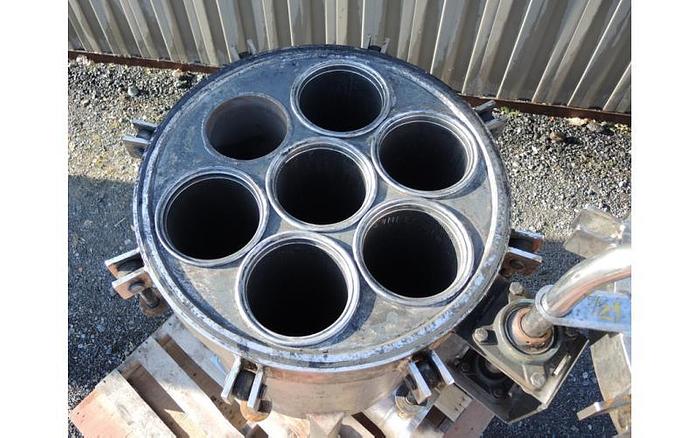Used USED FILTER, "MULTI" BASKET TYPE, 6" INLET/OUTLET, STAINLESS STEEL