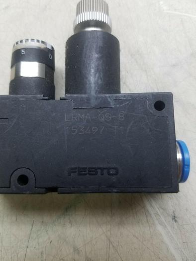 Used Festo LRMA-QS-8 153497 Pressure regulator, for 8 mm hose