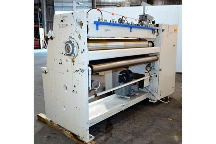 Used 54" (1.37M) ARROW DUPLEX SLITTER MDL. 406-4 W/ 2 PNEUMATIC KNIVES