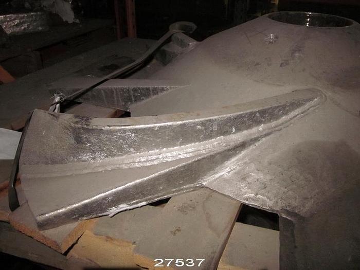 Used Black Clawson VOKES Black Clawson 42" Vokes Rotor With Power Saver Vanes, Power Saver Vanes Are Tapered, Tapered Bore, Approximately  3 5/8" On Small End. #27537