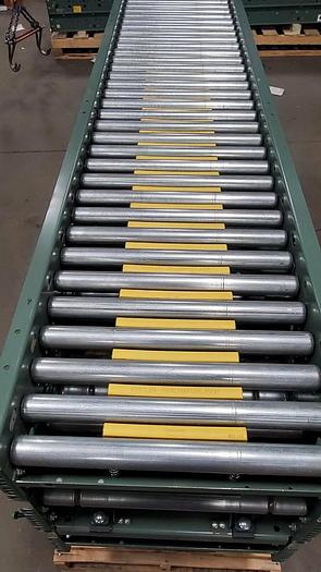Used Hytrol ABEZ Zero Pressure Accumulation Live Roller Conveyor 24" x 30' EXCELLENT