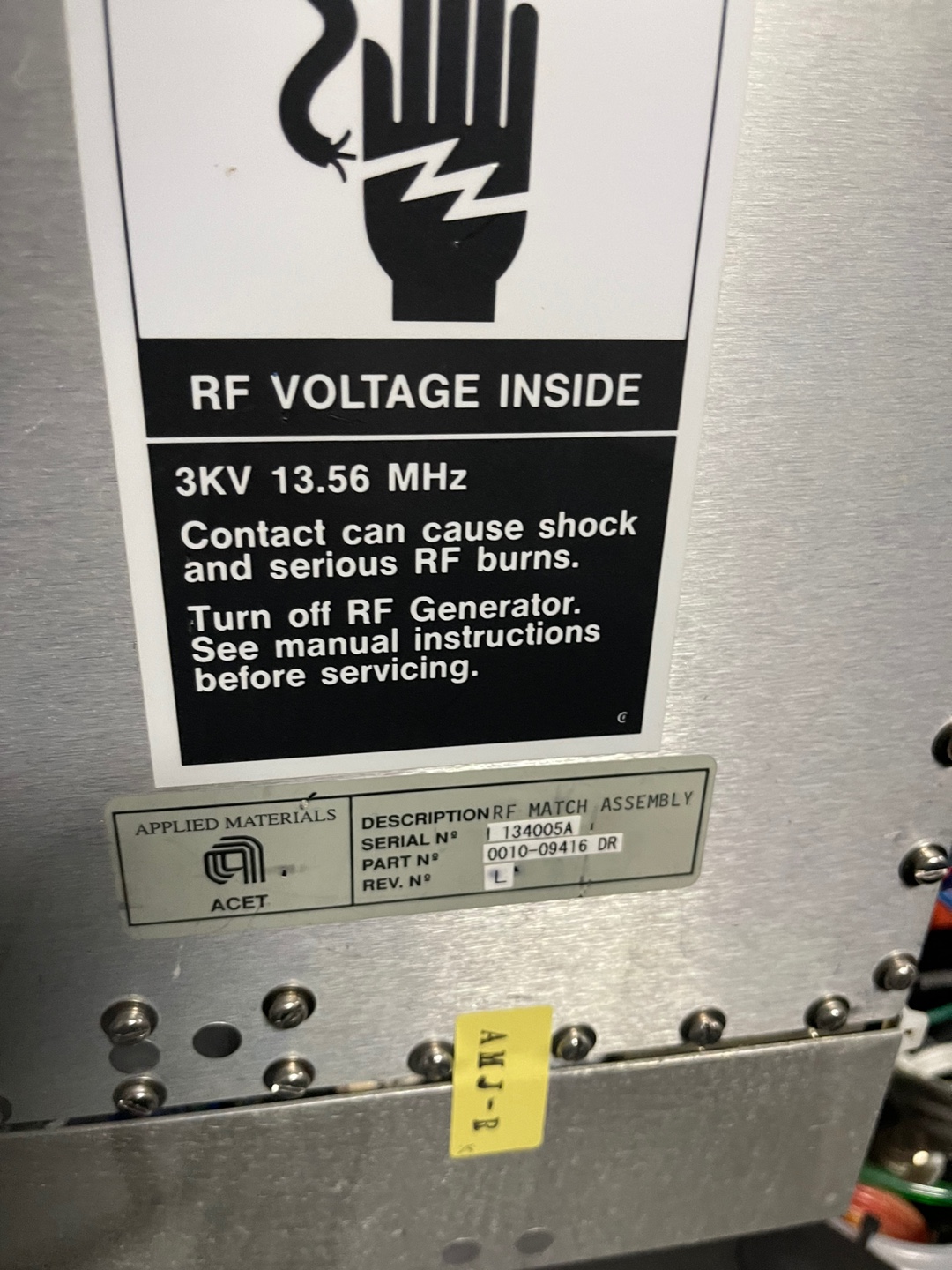 Used AMAT P5000 with 3 MxP Chambers