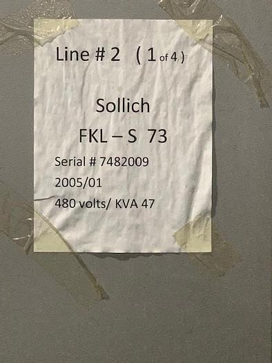 Used Sollich Chiller Model FKL-573