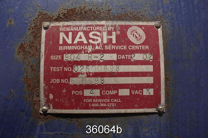 Used Nash 904-R2 Vacuum Pump #36064
