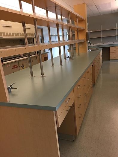 Used Used 50 each plastic laminate Casework
