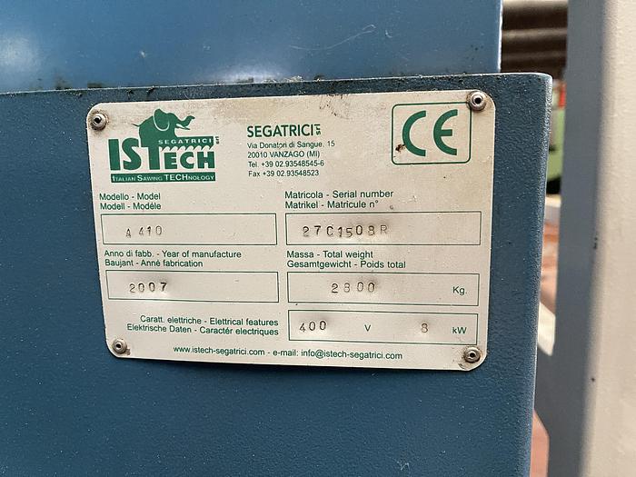 Ottime Segatrice a Nastro Cnc ISTECH CUTTING CENTER A-410