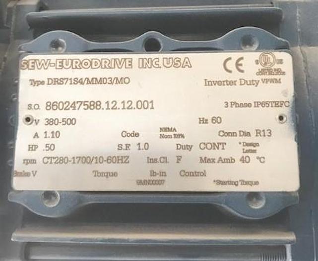 Used Feeder, Hopper, 8" x 72", C/st, Quinn #C743127