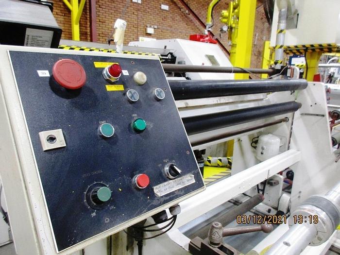 Used 60" ATLAS DUPLEX TURRET SLITTER REWINDER MODEL TS350