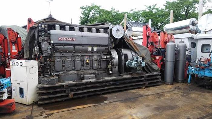 Used Yanmar 6N21AL-EN generator sets x 2 units
