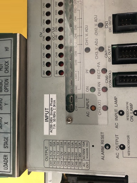 Used 1997 TEL P8 PROBER PART PS-200S POWER SUPPLY