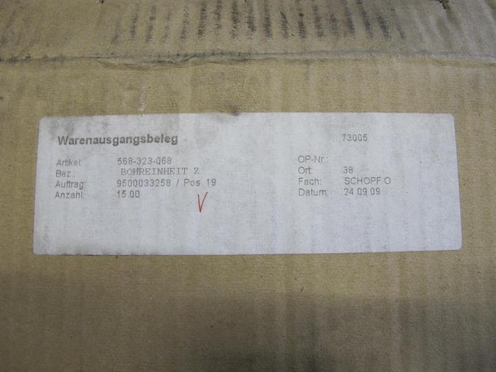 Gebraucht Axial Werkzeugkopf Angetriebenes Werkzeug VDI 50 568 - 323 -068