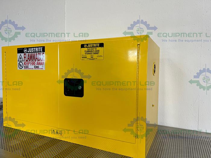 Used JustRite  Sure-Grip EX 17 Gallon Flammable Cabinet 43" x18" x 24"