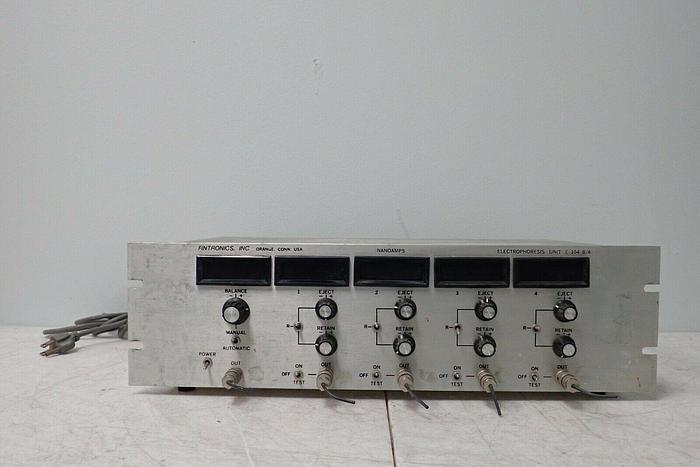 Used Fintronics E 104 B/4 Electrophoresis Unit