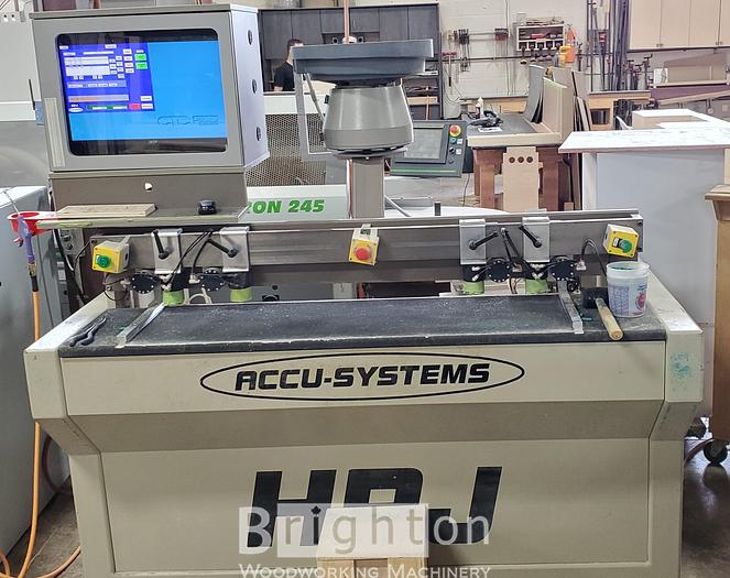 Used 2006 Accu-Systems HPJ CNC Bore, Glue and Dowel machines