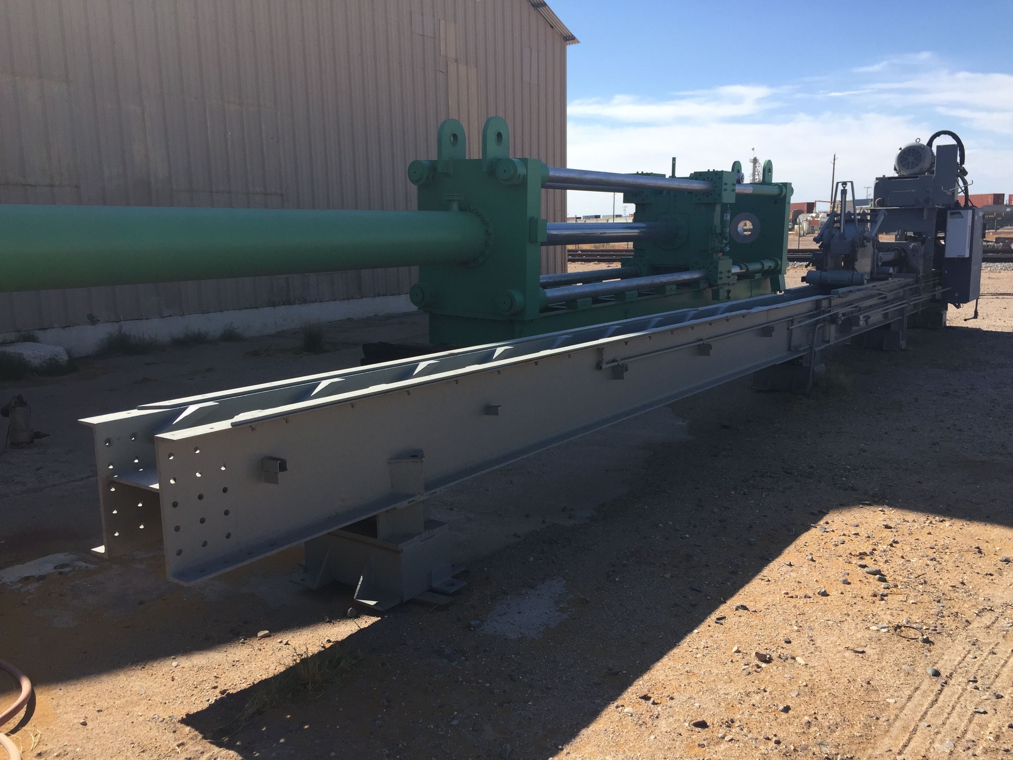 Used 40 Ton x  50 ft. Wean Hydraulic Extrusion Stretcher