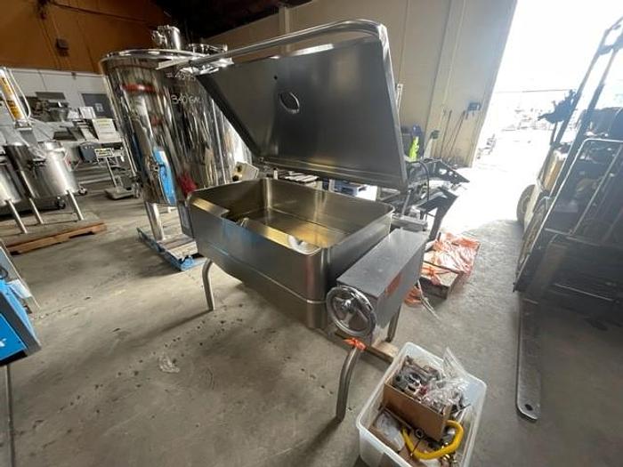 Used Groen 40 Gallon Tilt Skillet Braising Pan