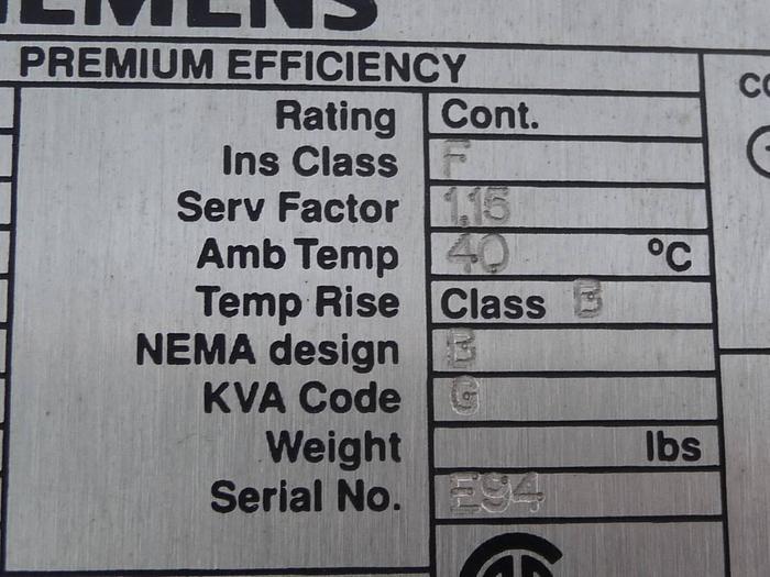 Union HHS Centrifugal Pumps – Unused (Qty 2) with Siemens Motors
