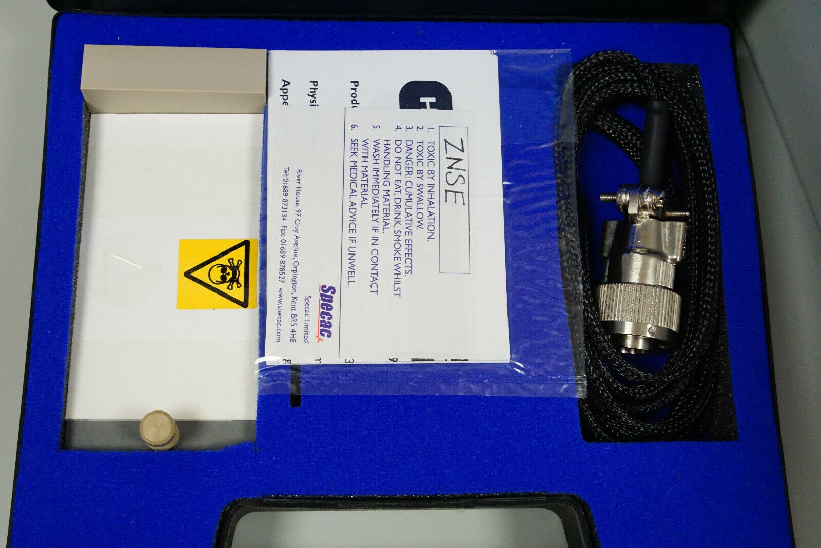 Perkin Elmer L1272374 SPECAC ATR Gateway Heated HATR Top Plate ZnSe 110V 200°C