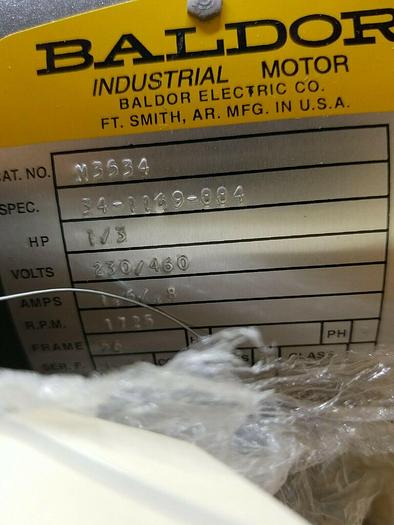 BALDOR AC MOTOR M3534 new