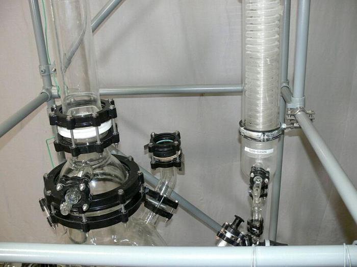 Used Sentinel Process Systems 50 Liter Gas Scrubber with Almatec diaphragm Pump