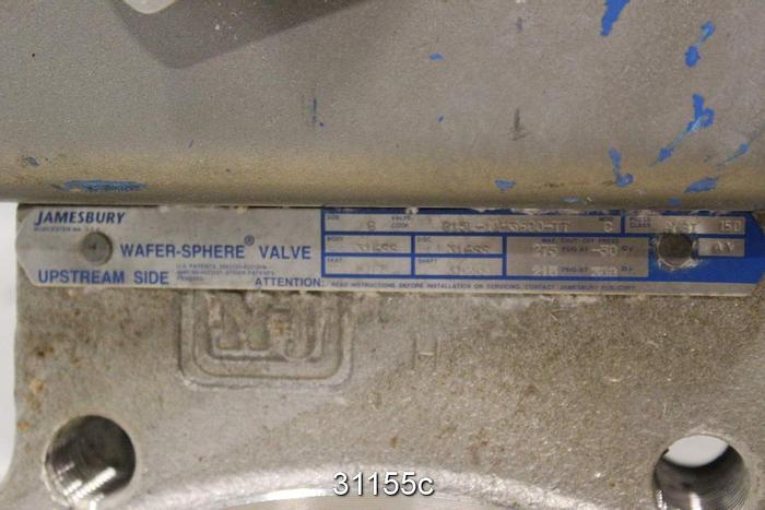 Used Neles Jamesbury C 8" Air Operated Butterfly Valve #31155