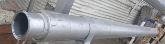 Used Heat Exchanger, Tube-in-tube, 4" X 9'10", 316 S/st, Jkt, C #L743696