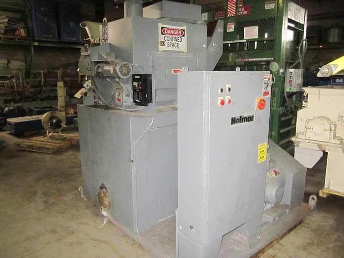 Used 75HP NELMOR GRANULATOR MDL G1436MB WITH FEED ROLLS