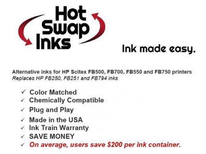 HP Compatible Inks FB250 & FB794