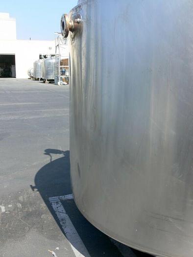 Used Feldmeier 4500 Liter 316L SS Jacketed Reactor w/ Agitator 30 PSI FV &100 PSI