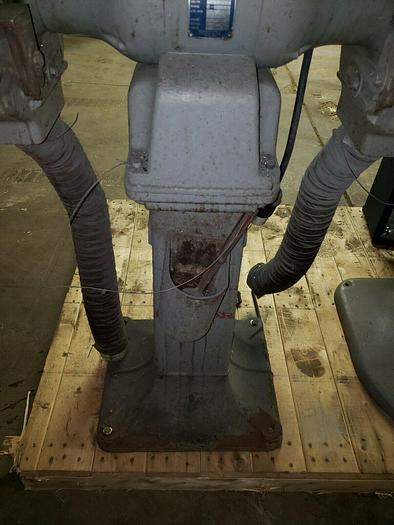 Used 12" Baldor 1215W Double End Pedestal Grinder buffer